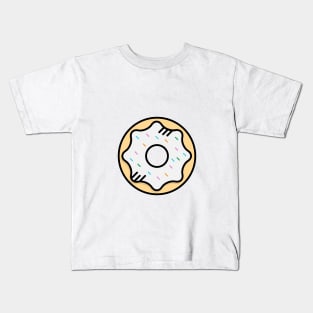 Cute Donut White - Icon Kids T-Shirt